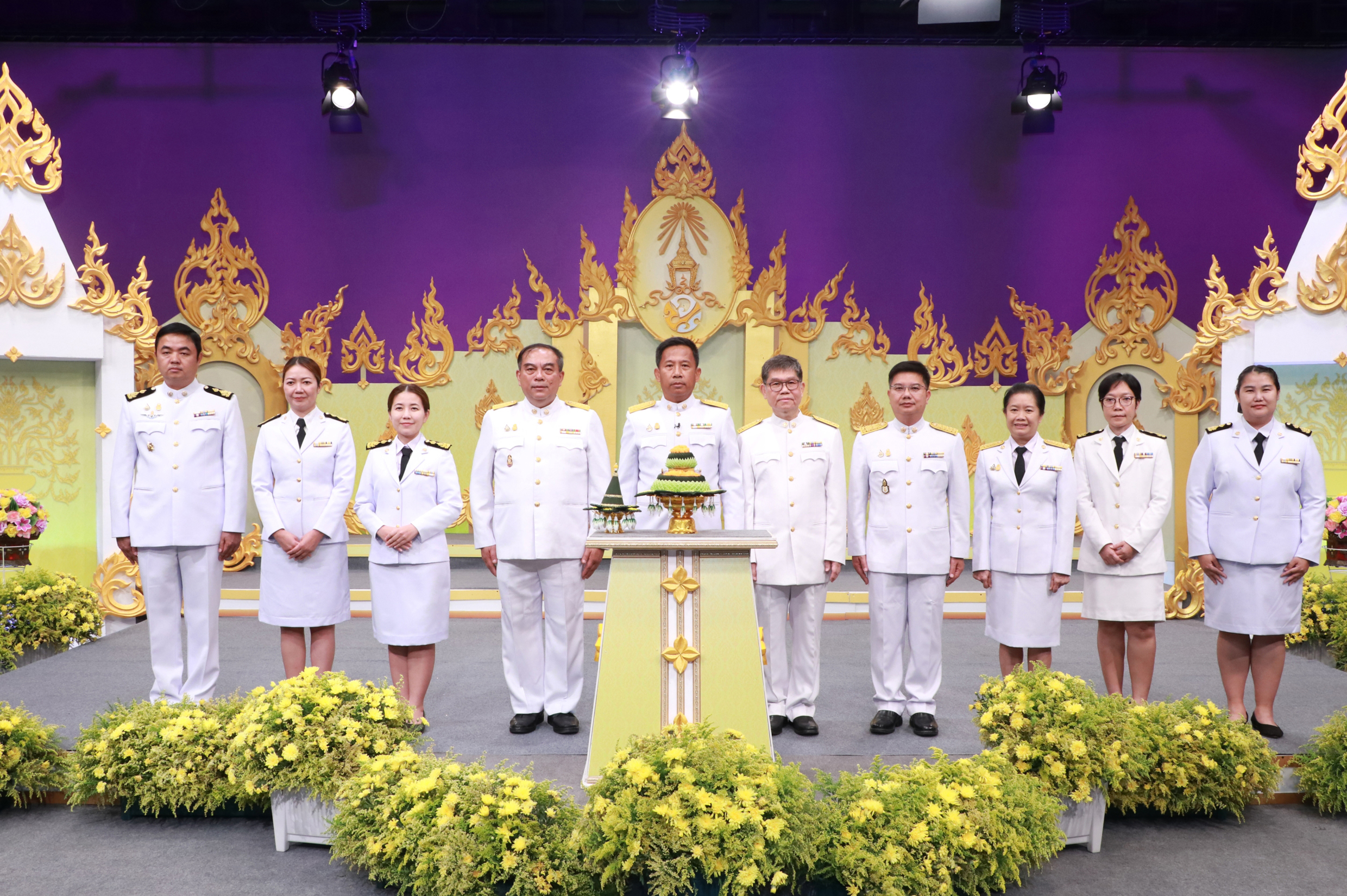 บันทึกเทปโทรทัศน์ถวายพระพรชัยมงคลพระบาทสมเด็จพระเจ้าอยู่หัว