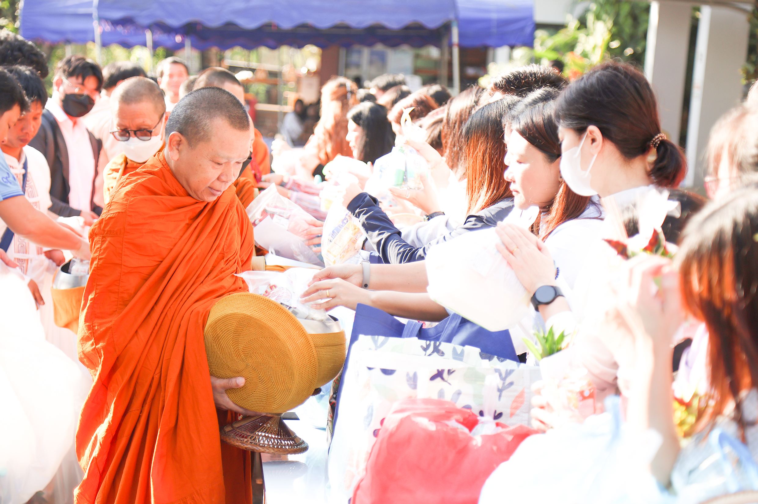 พิธีทำบุญเนื่องในโอกาสวันขึ้นปีใหม่2567