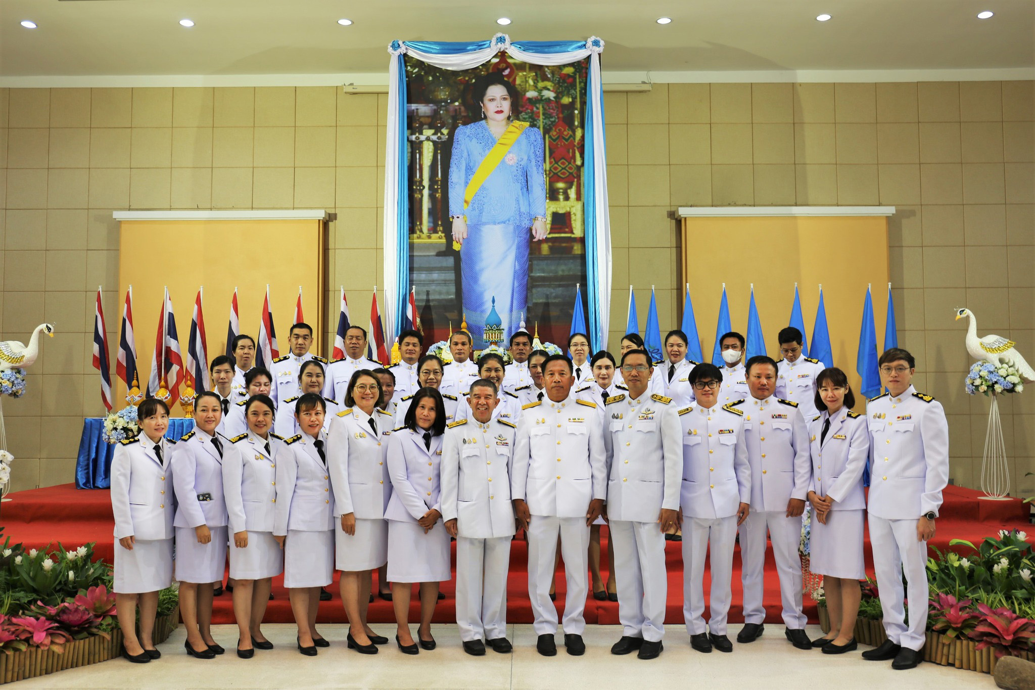 อุทยานหลวงราชพฤกษ์จัดพิธีถวายพระพรพระบรมราชชนนีพันปีหลวง